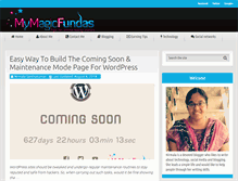 Tablet Screenshot of mymagicfundas.com